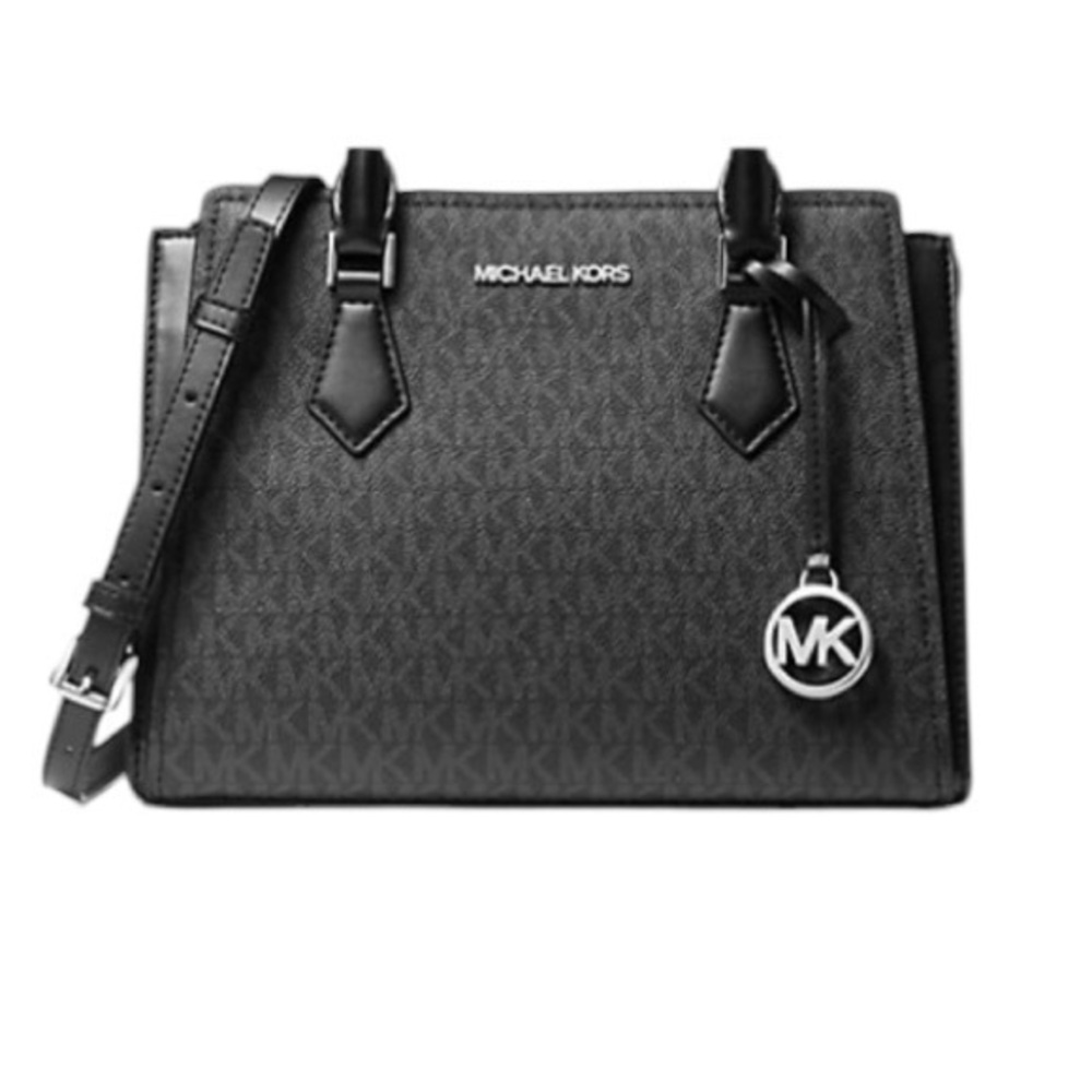 Excellent condition Small Michael Kors Hope Logo and Leather Satchel